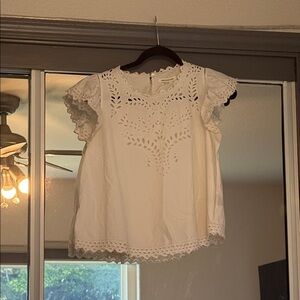 Isabel Marant White Lace Blouse
